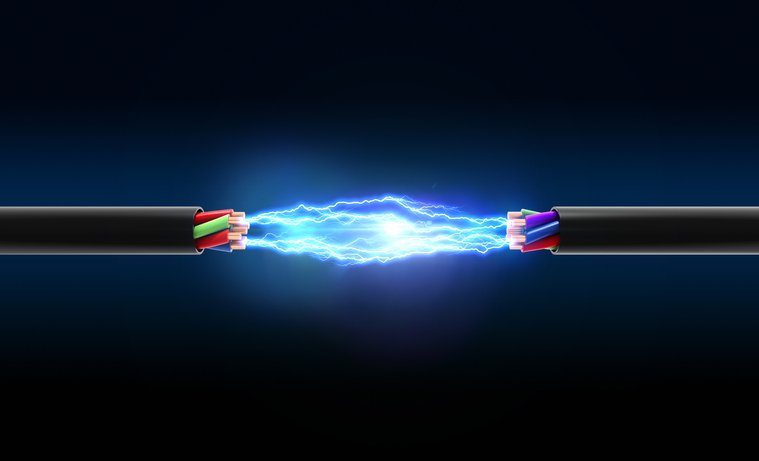 arcing between electric cables