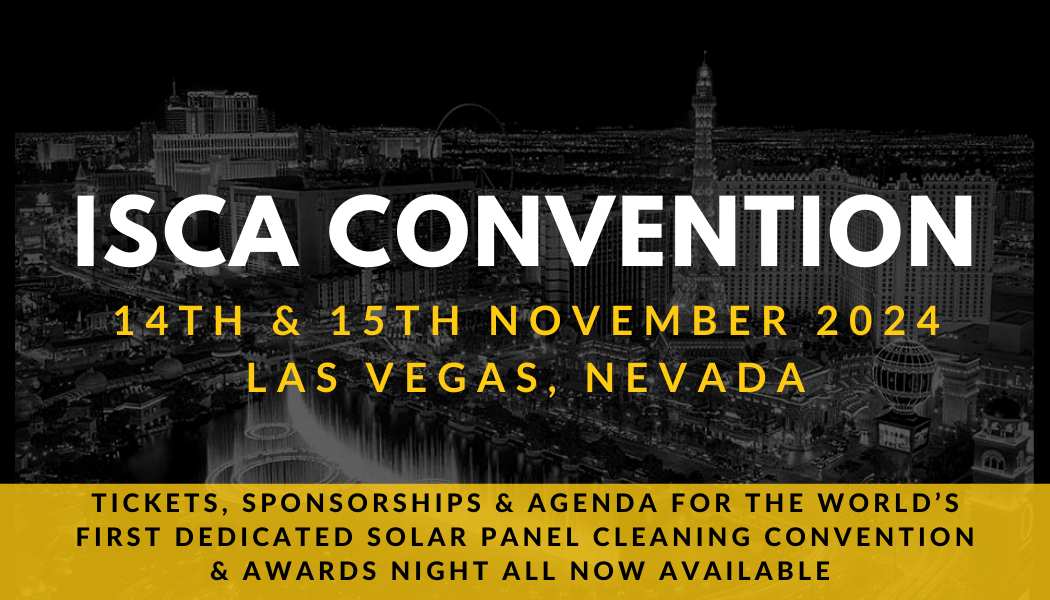 2024-isca-solar-panel-cleaning-convention ISCA Solar Panel Cleaning Convention Banner