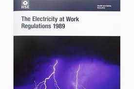 Front cover of Electricity at Work Regulations 1989
