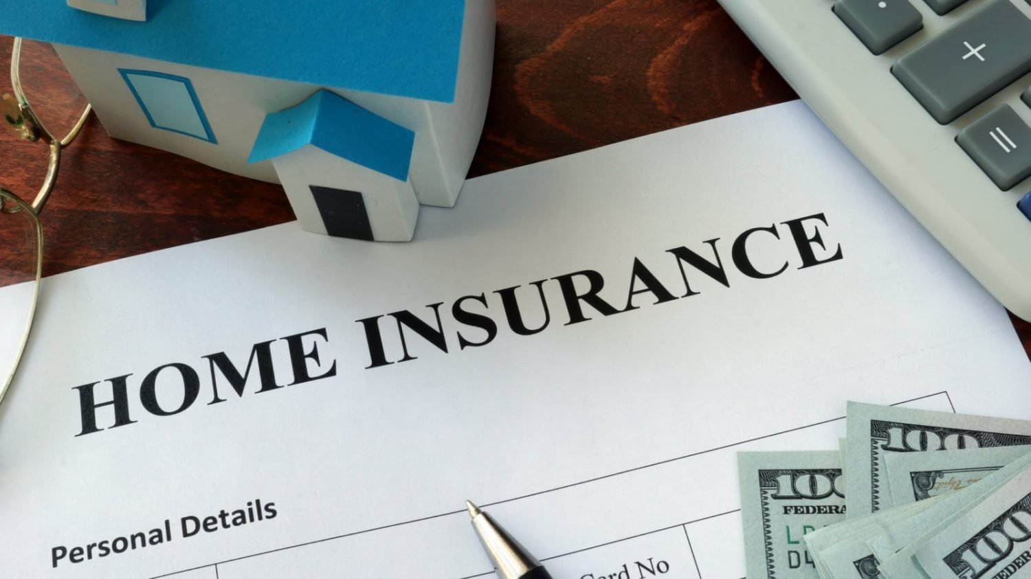 Title of home insurance policy on paper